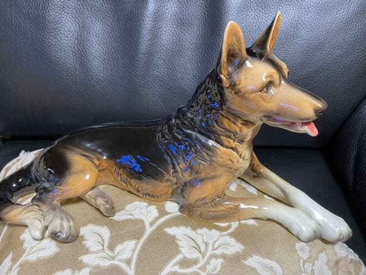 ゲーベル　シェパード　大きな陶器　アンティーク