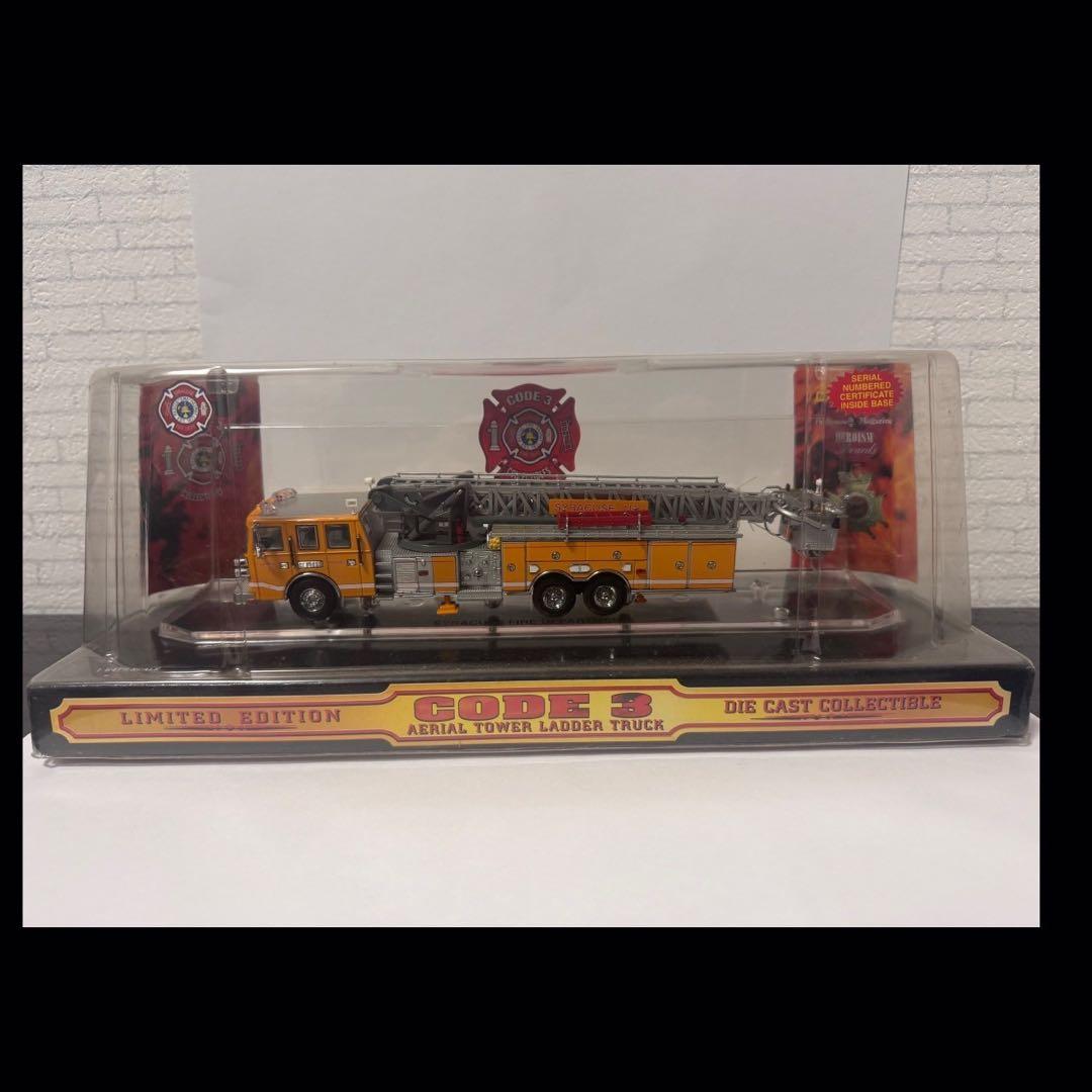 【即日発送】CODE3 AERIAL TOWER LADDERTRUCK 消防車