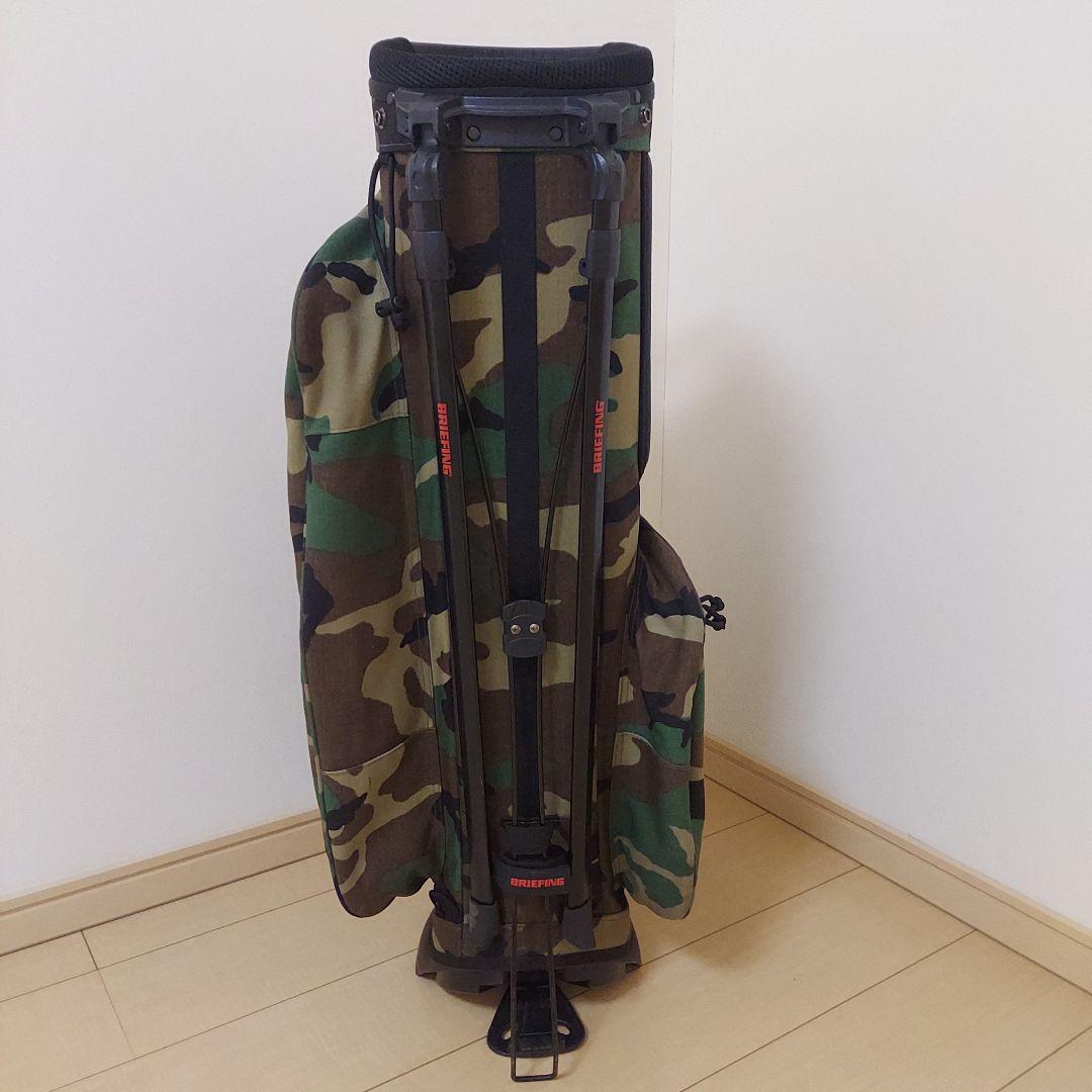 BRIEFING ブリーフィング キャディバッグ スタンド カモフラ ★美品