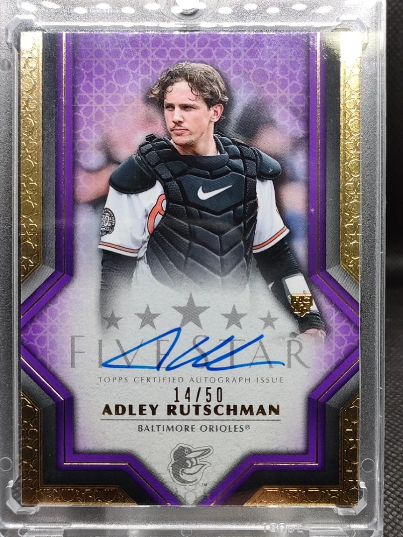 【美品】Adley Rutschman_直筆サイン_シリアル#50_RCカード