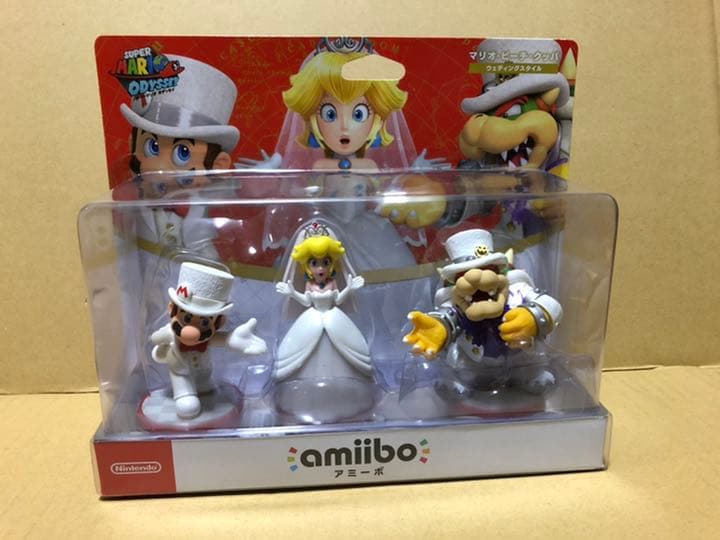 アミーボ　スーパーマリオ　トリプルウェディングセット　任天堂　クッパ　ピーチ姫