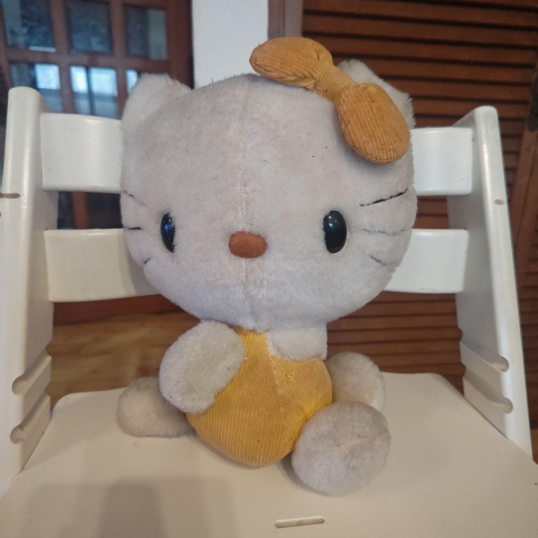【激レア】1975年 初代キティぬいぐるみ／ビンテージ　昭和レトロ