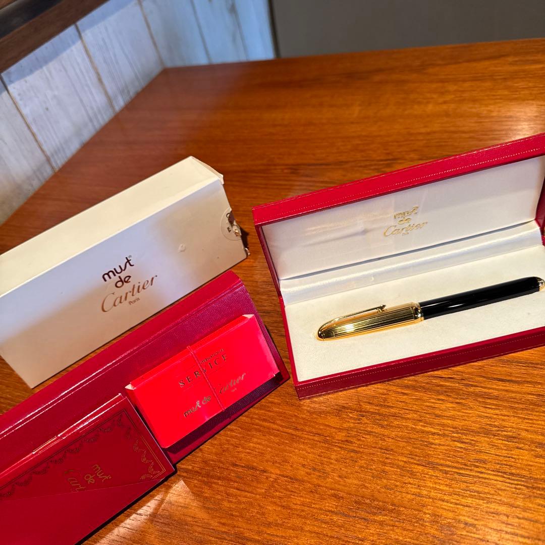 Must de Cartier カルティエ 万年筆 18k