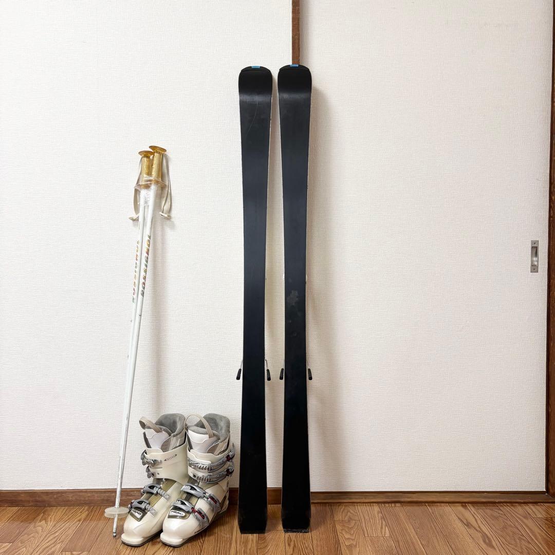 ■送料無料■ハート HEAD ■女性用スキーセット■板140靴23.5