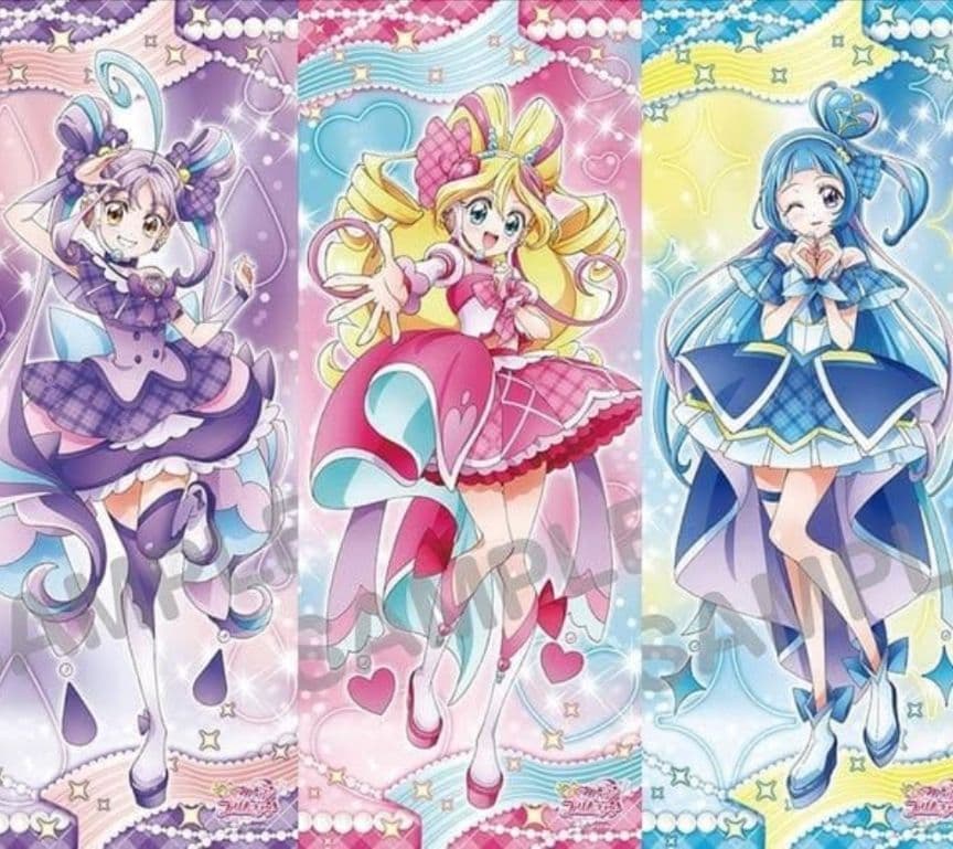 新品未開封 キミとアイドルプリキュア 等身大タペストリー 3点セット