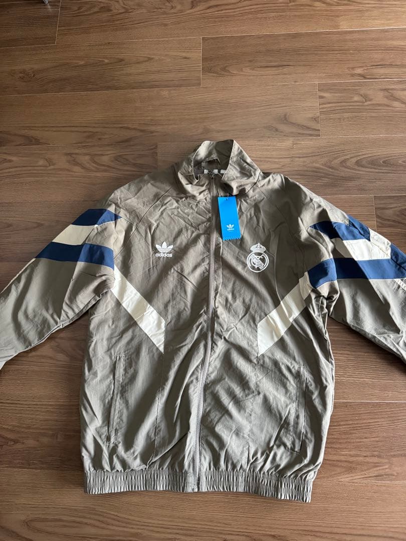 adidas Real Madrid ジャージ Lサイズ ベージュ