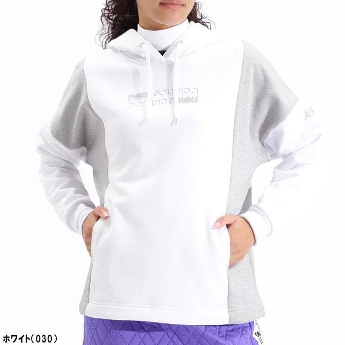 ニューバランス ゴルフ インレイ裏起毛 スウェット プルオーバー フーディー