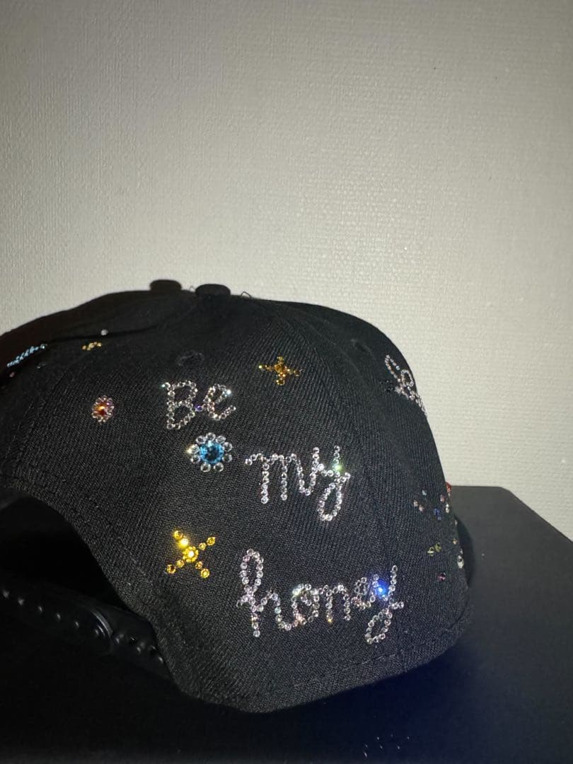 ゴージャスジュエルキャップ、スワロフスキーストーン使用　ニューエラ