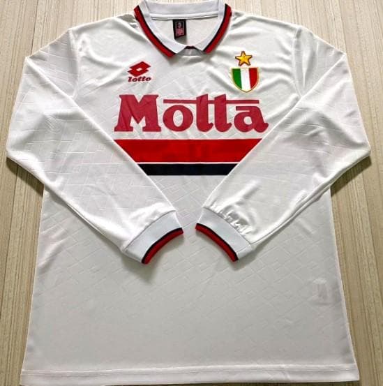 93/94 ACミラン アウェイ レトロ 長袖 ユニフォーム