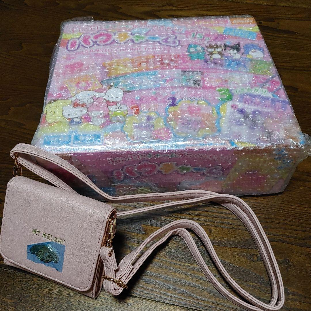 お値下げ★マイメロディショルダー財布 パウチャームサンリオキャラクターズ