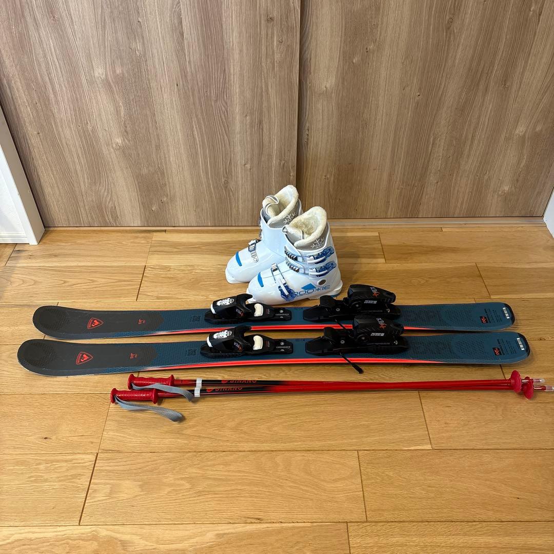ROSSIGNOL（ロシニョール） ジュニア用スキー 4点セット！美品
