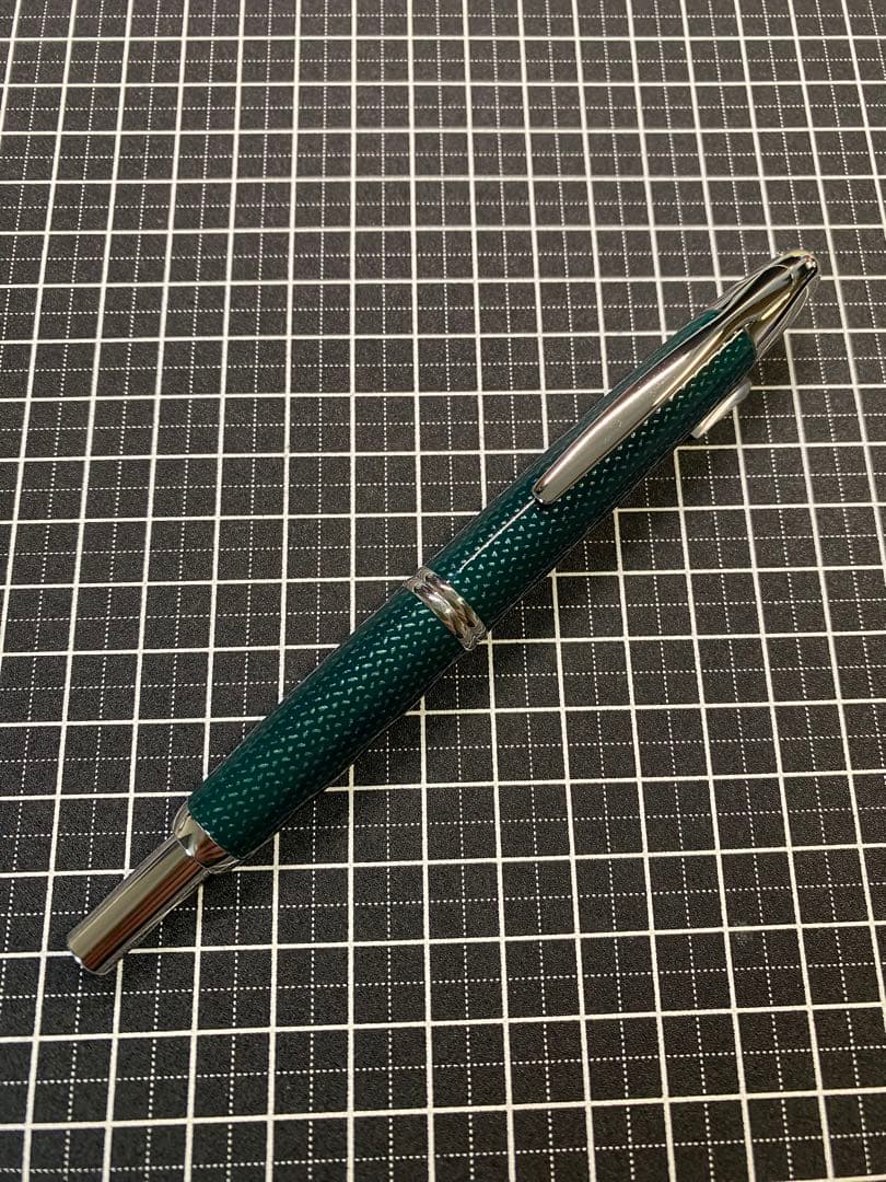 PILOT CAPLESS Kasuri 緑　万年筆　字幅 F
