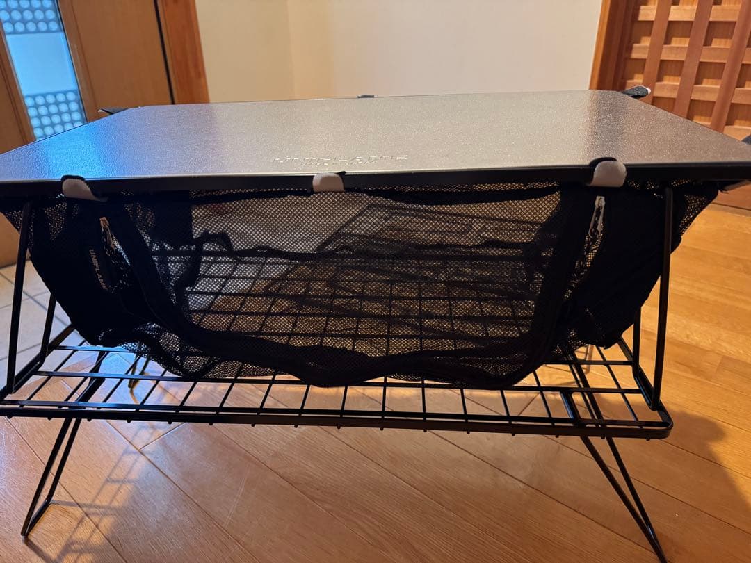 美品　ユニフレーム　アウトドアテーブルセット4段