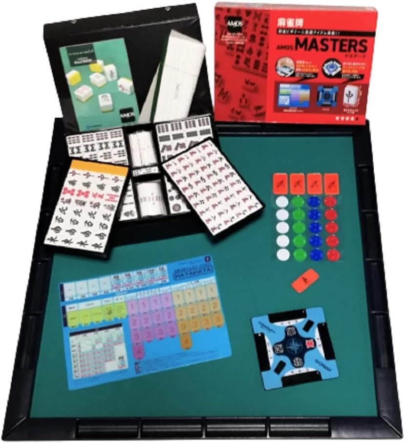 (新品) 麻雀牌/マスターズ 麻雀マット/ジャンクマット セット（スコア帳付）