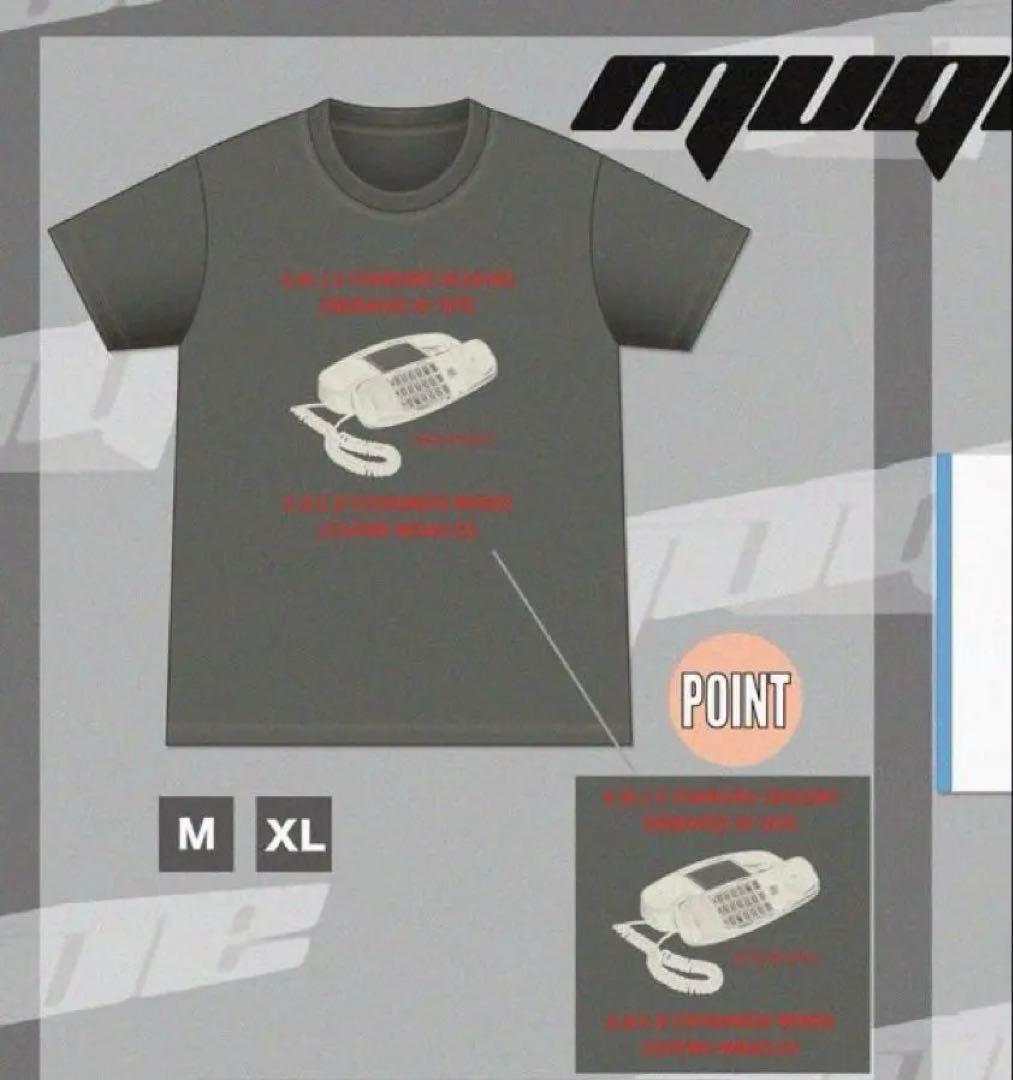 【新品・未開封】muque Tシャツ vintage telephone XL
