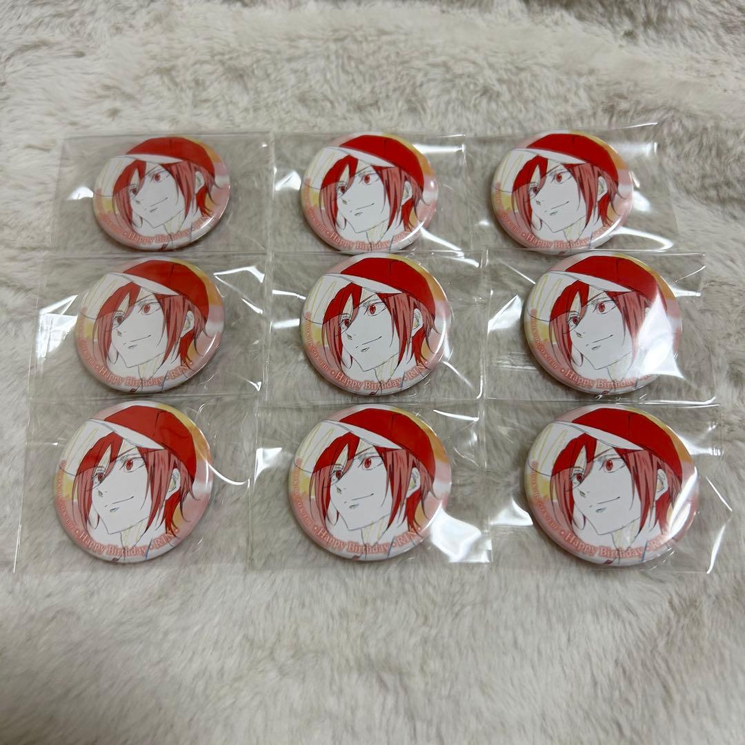 Free! 松岡凛 バースデー 缶バッジ 店舗限定