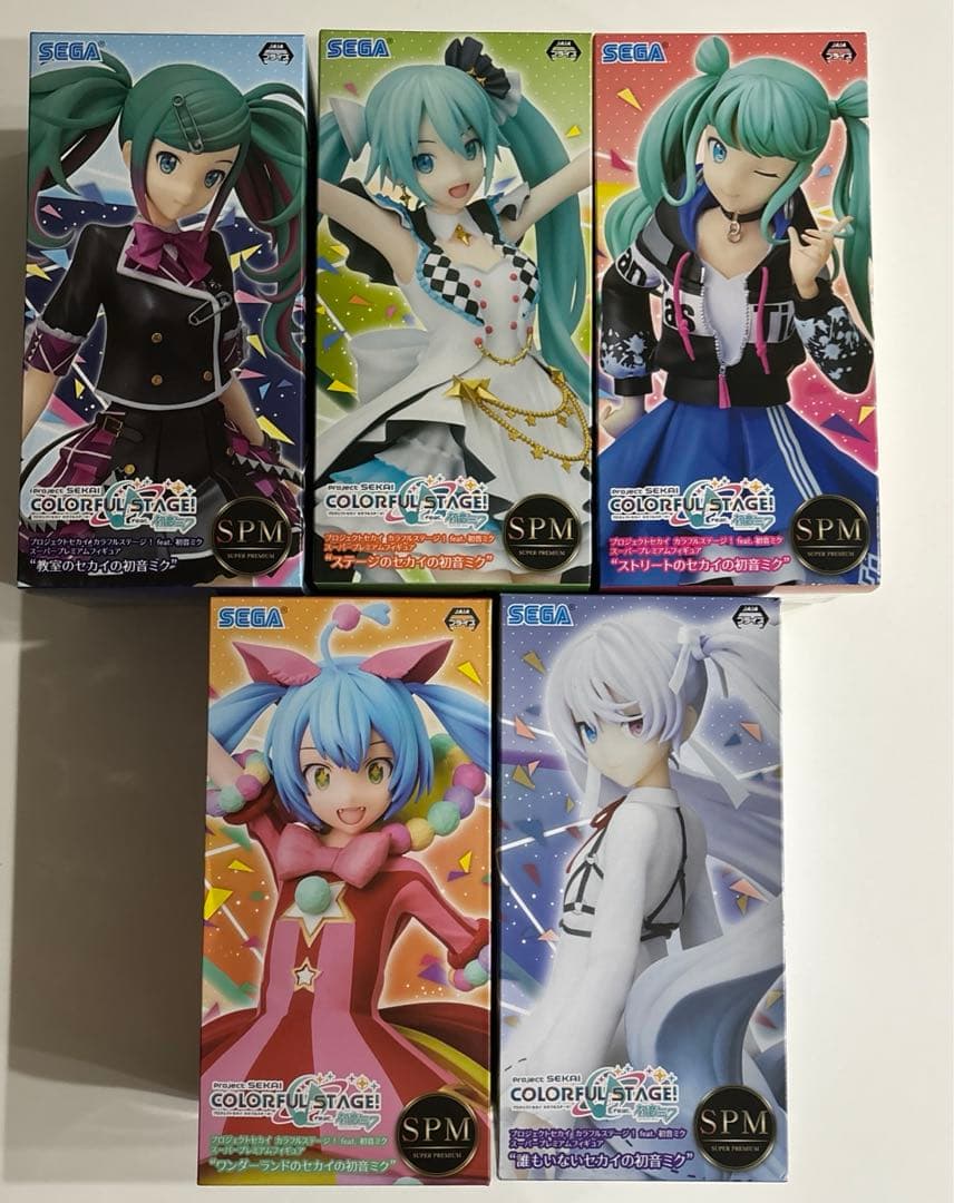 プロセカ 初音ミク フィギュア 5体セット プロジェクトセカイ