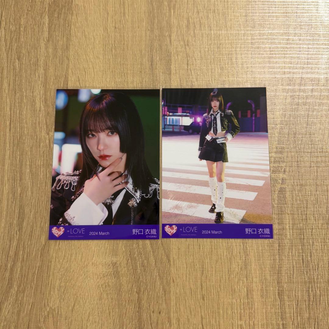 野口衣織 生写真 呪って呪って歌唱衣装①