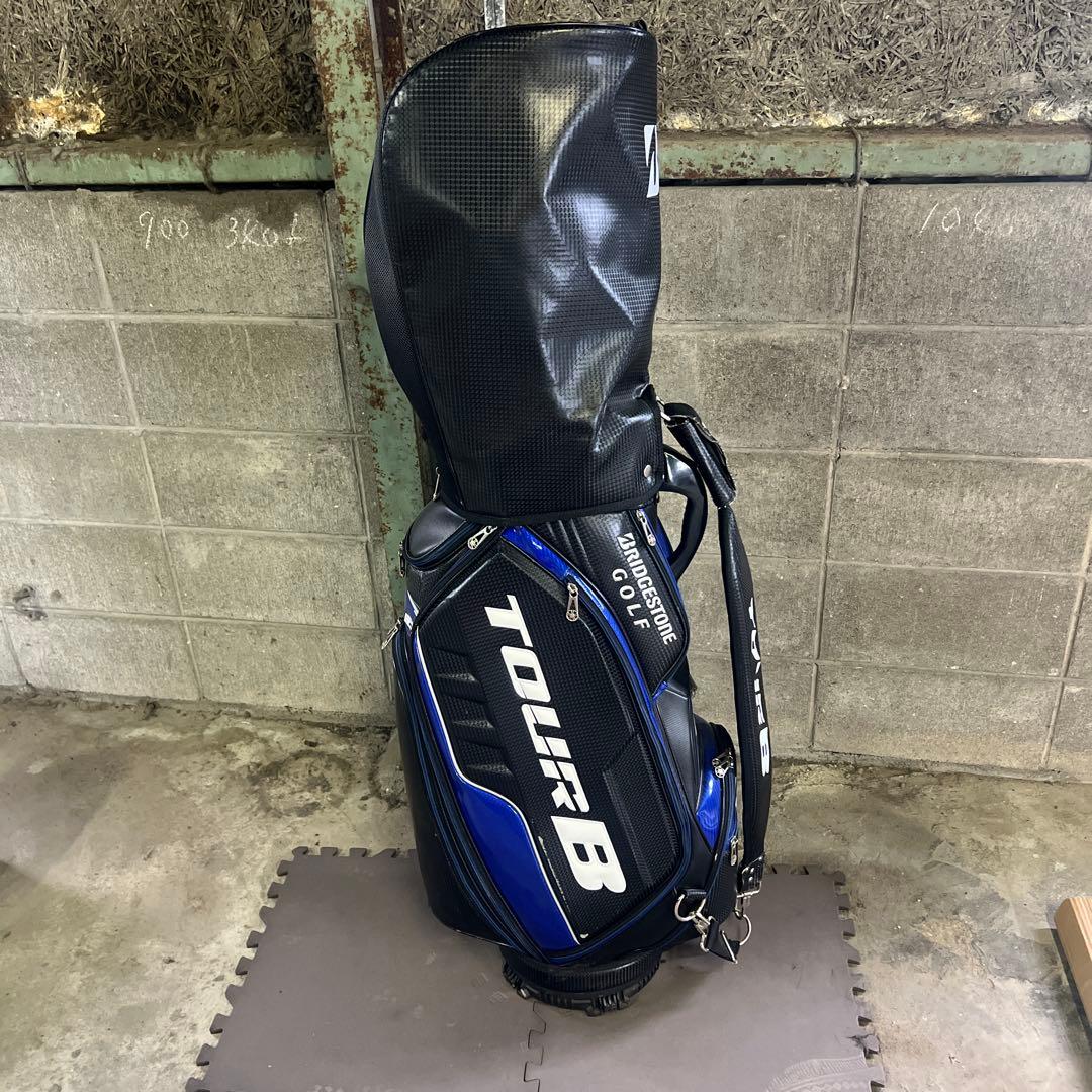 BRIDGESTONE Tour B ブリヂストン　キャディバッグ 青/黒