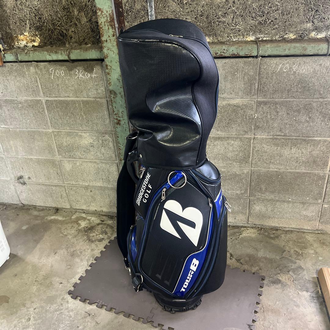 BRIDGESTONE Tour B ブリヂストン　キャディバッグ 青/黒