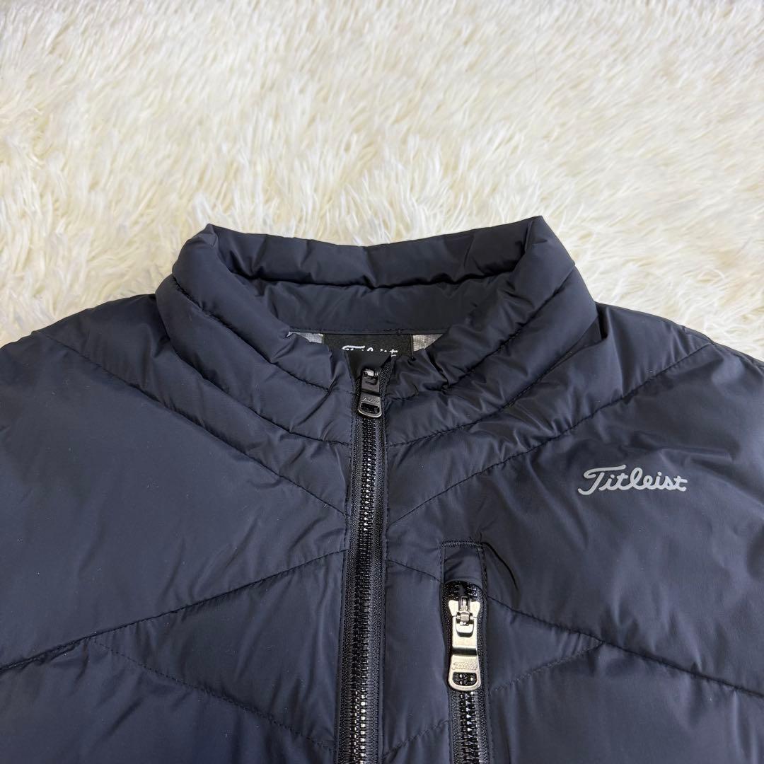 【タイトリスト】極美品 中綿ベスト 肉厚 ブラック Sサイズ レディース