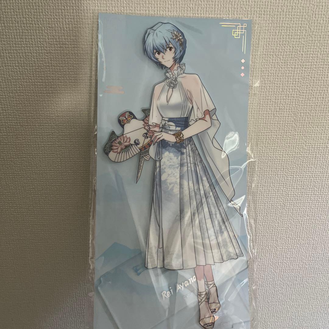 エヴァンゲリオン　綾波レイ　チャイナ衣装　中国限定 BIGアクリルスタンド