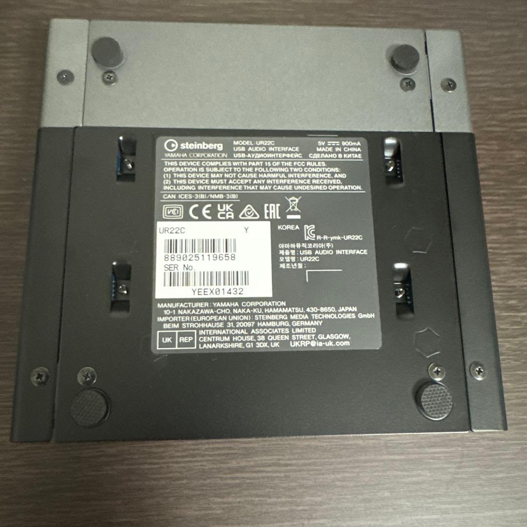 Steinberg UR22C オーディオインターフェース