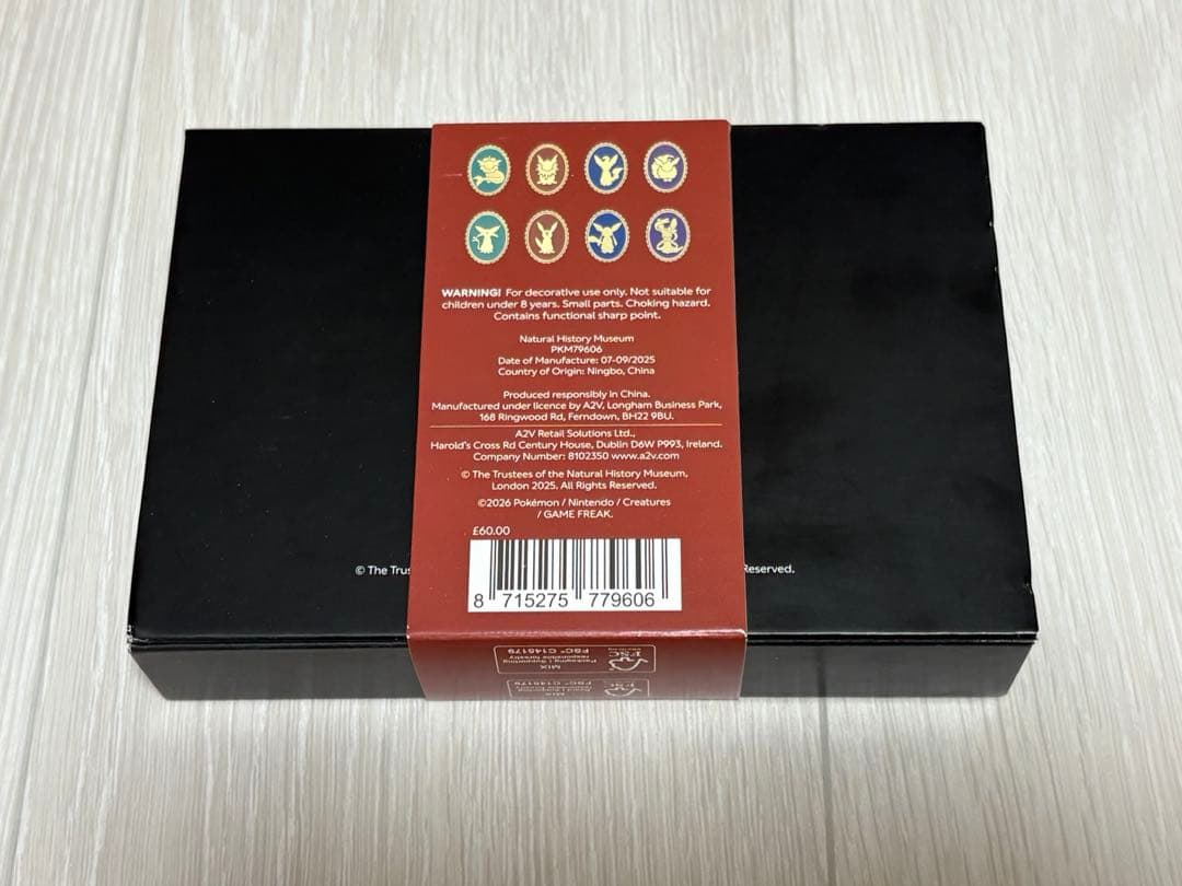 ポケモン　イーブイ　ピンバッチセット　ロンドン自然史博物館　Pokémon