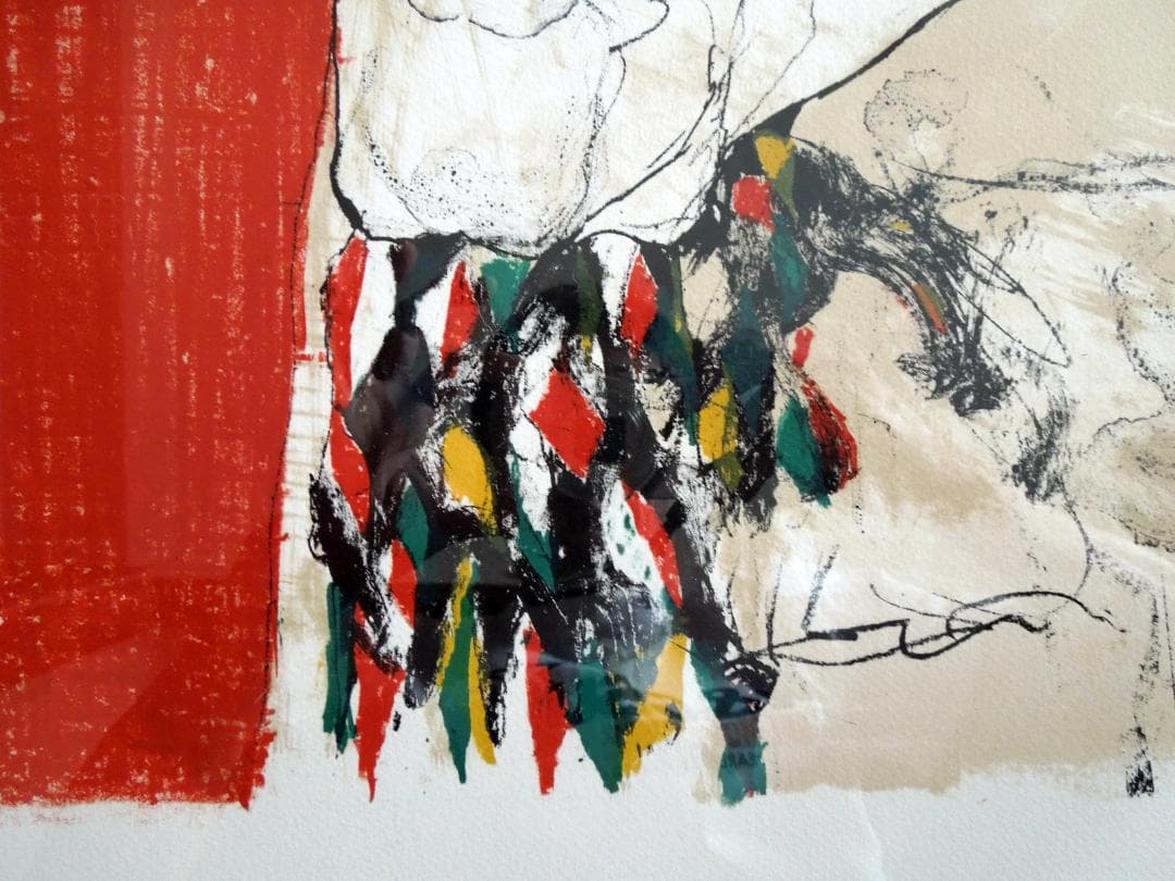 レア　真作　1977年　ジャン　ジャンセン　大判　直筆サイン　ピカソ　ダリ