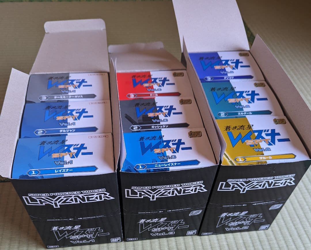 スーパーミニプラ　SPTレイズナー 　9点セット