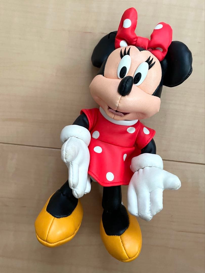 【ミニー】 希少 激レア レザー フィギア ワイヤー 自在 コレクション