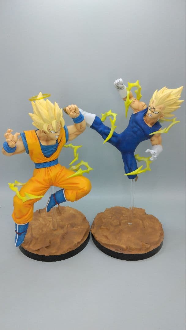 ドラゴンボールフィギュア　孫悟空　ベジータ　リペイント