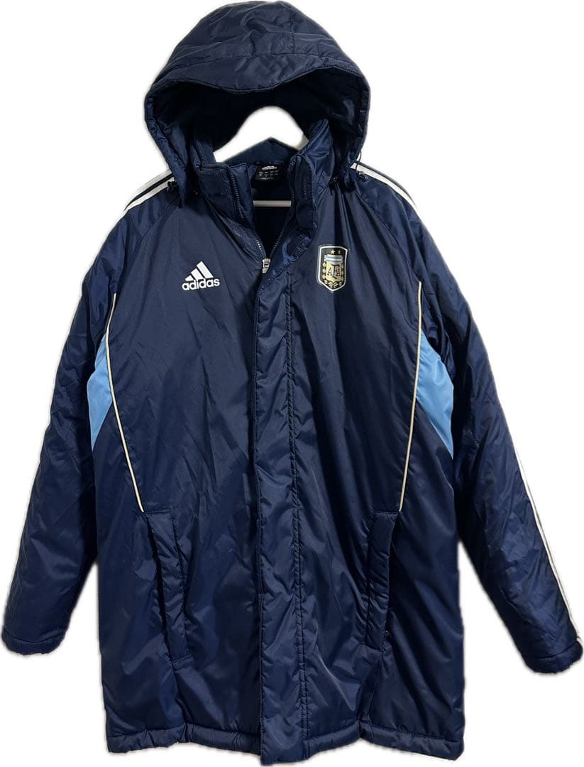 超レア！サッカー アルゼンチン代表 ベンチコート メンズL アディダス アウター