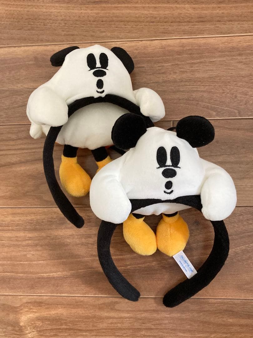 【ディズニー】ハロウィン　ミッキー　おばけ　カチューシャ
