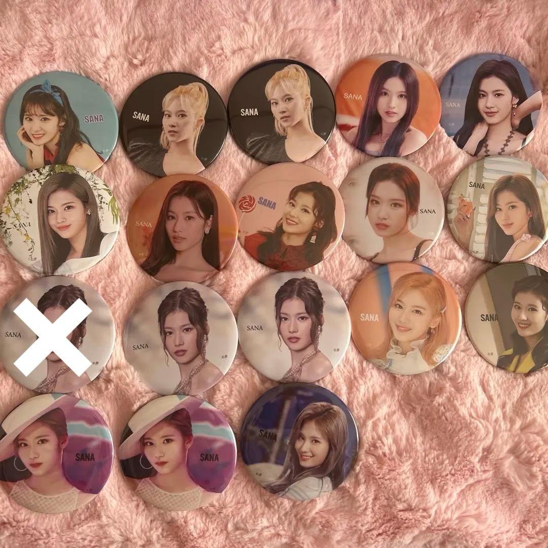 TWICE サナ　缶バッジ　まとめ売り