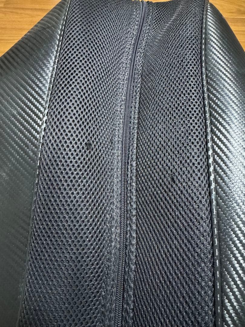 Mizuno ミズノ ゴルフバッグ カーボン調 黒×シルバー