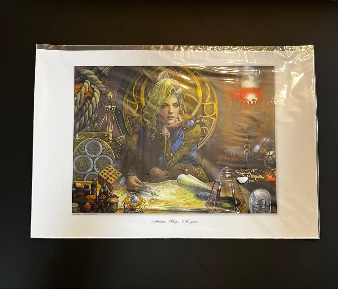 Terese Nielsen 航行長ハナ 直筆サイン入り　アートプリント　MTG