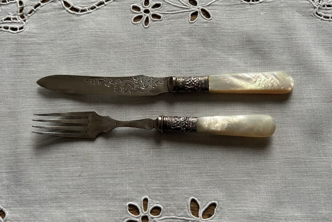 B アンティーク カトラリー3点セット