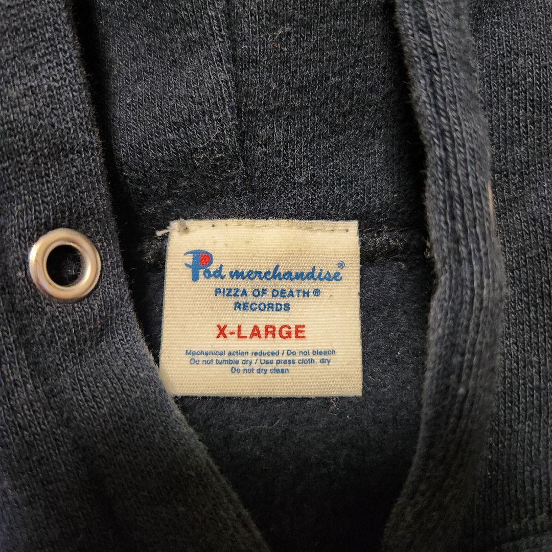 ​【極希少】PIZZA OF DEATH ジップパーカー XL ネイビー