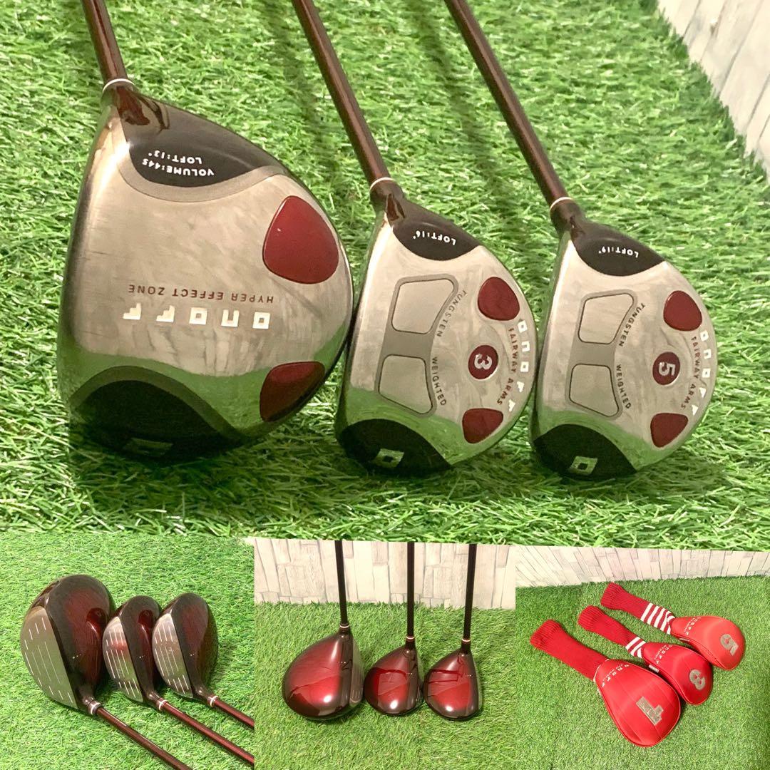 パーリーゲイツバッグ付 希少 オノフ 本格レディースゴルフクラブセット11本