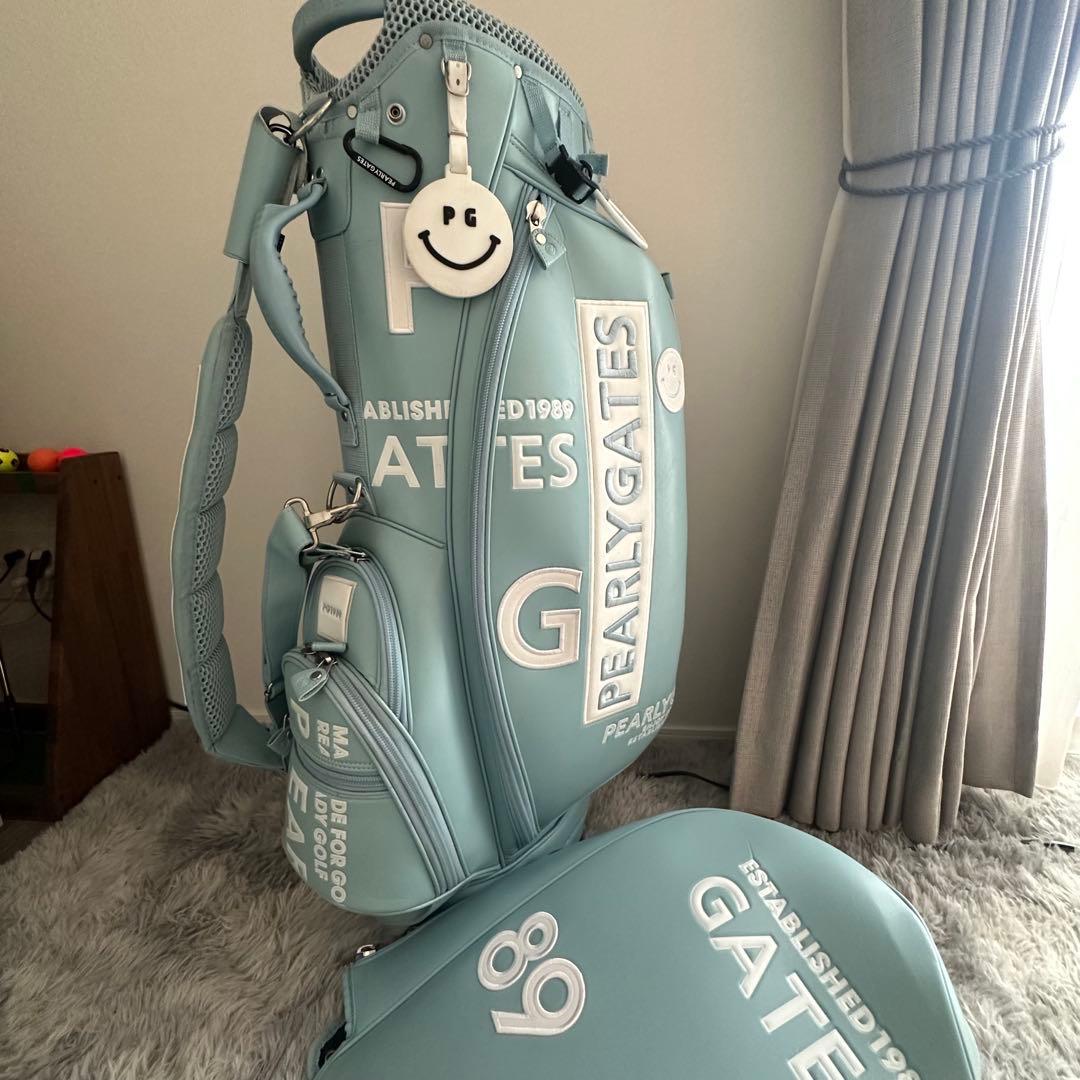 【完売】パーリーゲイツ キャディーバック　スタンド式　ブルー　70,400円