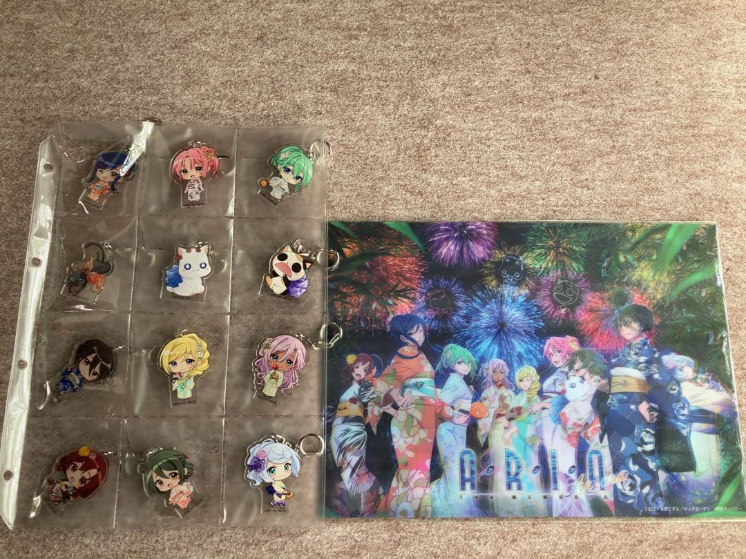 ARIA アクリルキーホルダー 3Dポスター
