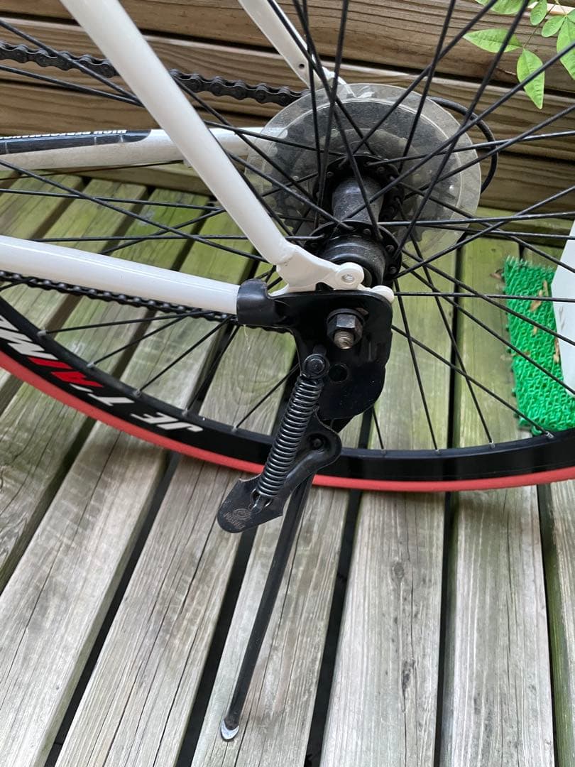 GRAPHIS ロードバイク ホワイト/レッド