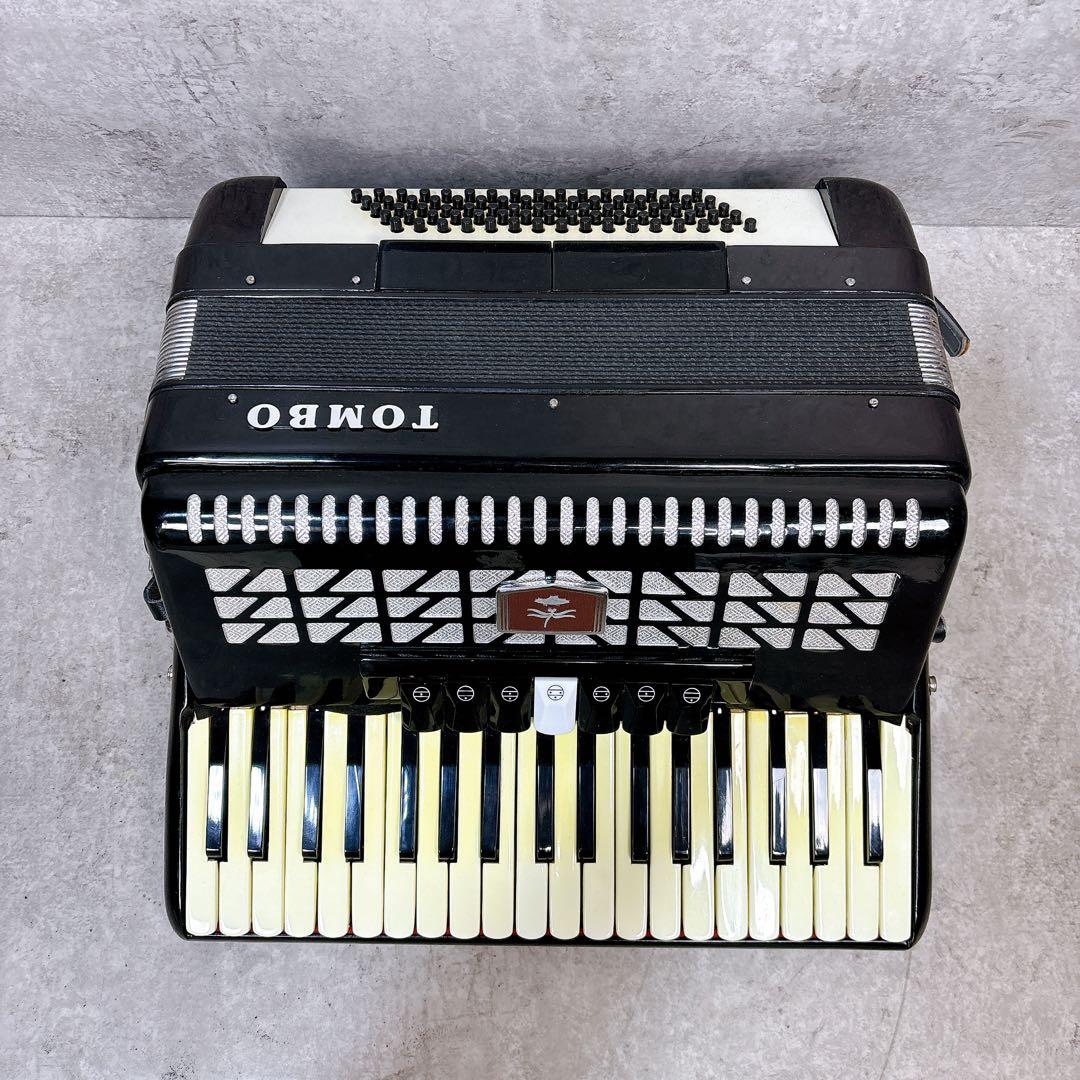 TOMBO トンボ T80B アコーディオン ケース付き 37鍵 80ベース