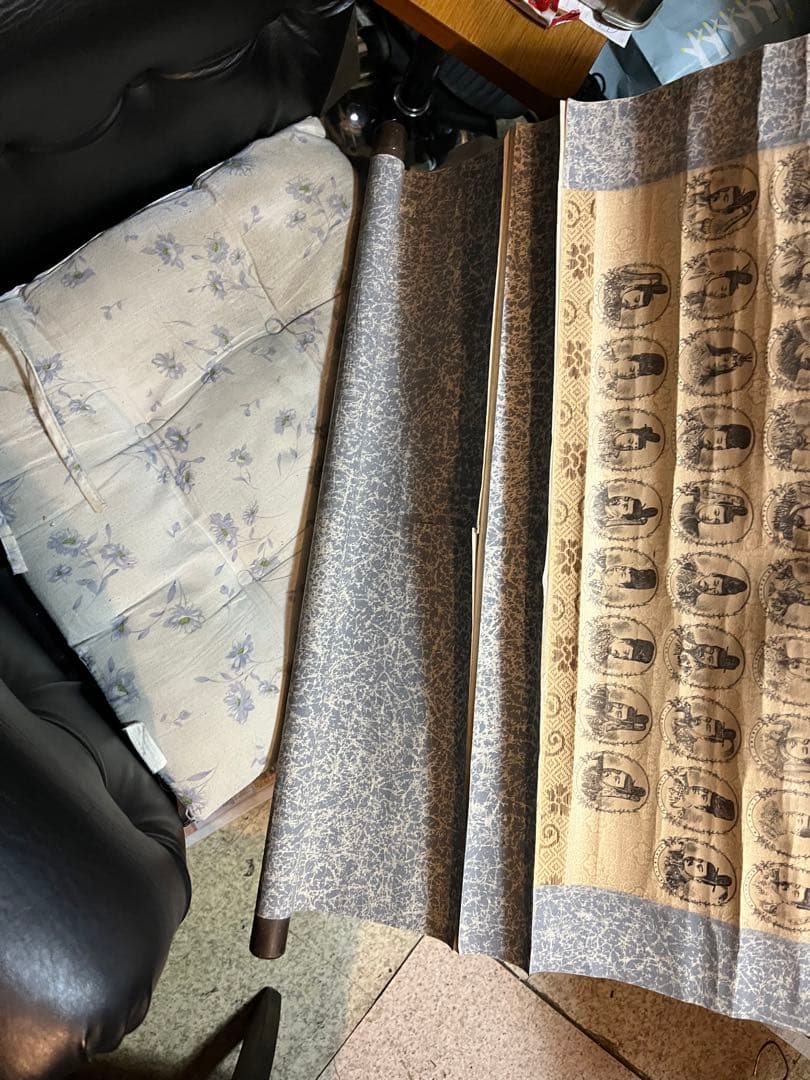 日本国歴代天皇掛け軸、日本国歴代天皇御真影図、掛け軸、