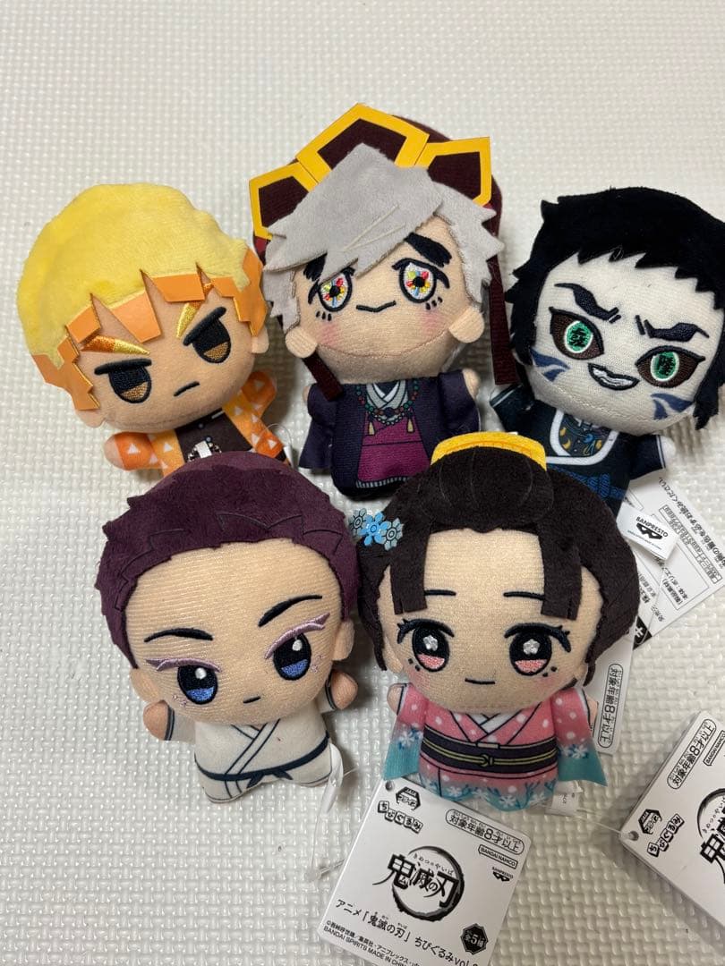 鬼滅の刃 無限城編 ちびぐるみ vol.6 5種コンプ