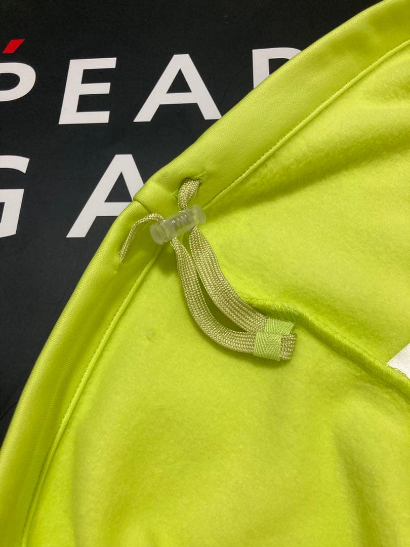 新品 パーリーゲイツ ジャックバニー ソフトタッチ 裏起毛パーカー(6)LL/黄