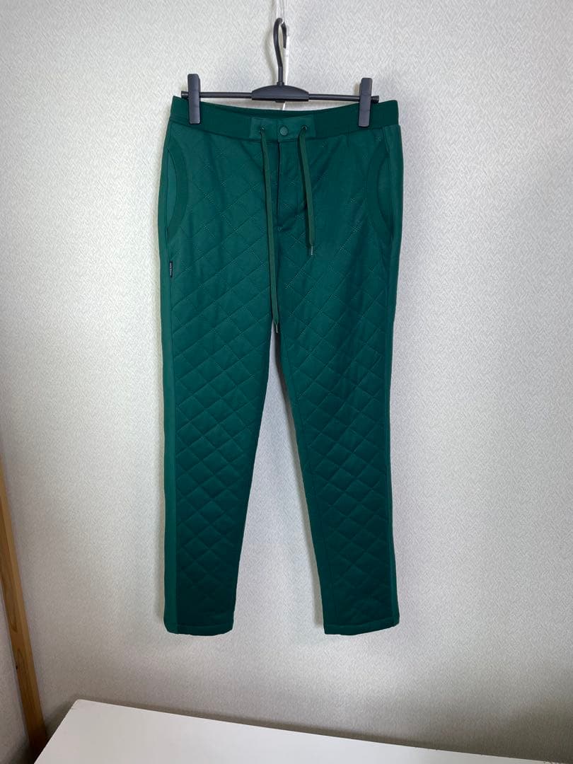 （美品）JACK BUNNY ジャックバニーキルト柄中綿パンツ グリーンサイズ5