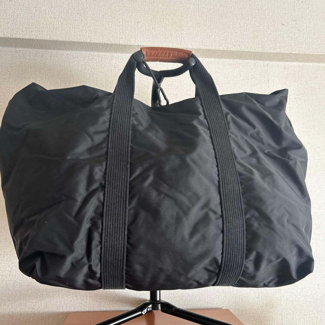 LONGCHAMP ブラック ボストンバッグ