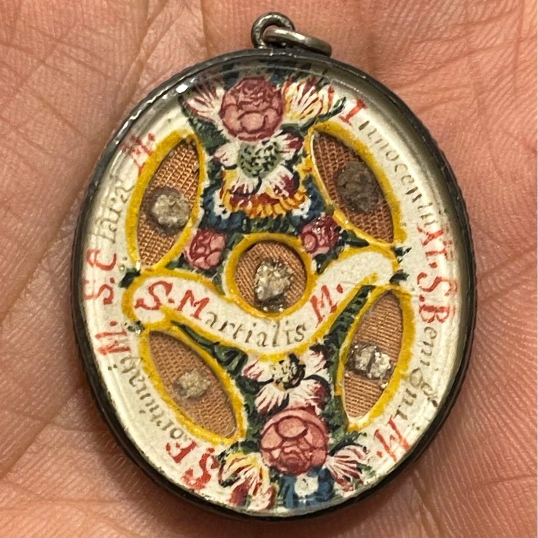 1700年代 アンティーク 聖骨箱 骨董品 Reliquary お守り 珍品